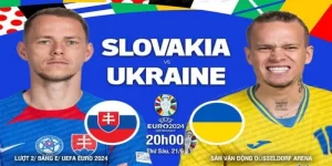 Dự đoán kết quả trận đấu Slovakia vs Ukraina là 2 - 1