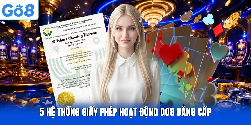 5 hệ thống giấy phép hoạt động GO8 đẳng cấp